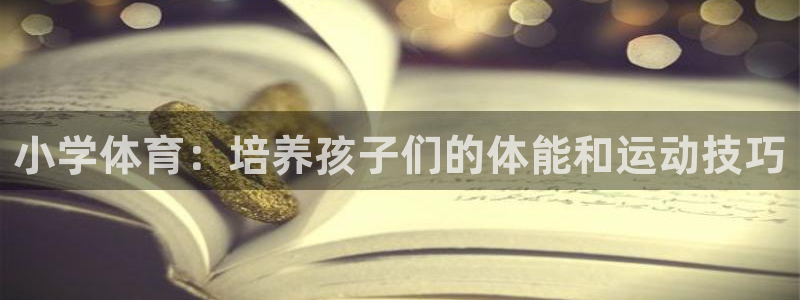 必发官方正版app娱乐40996:小学体育:培养孩子们的体能